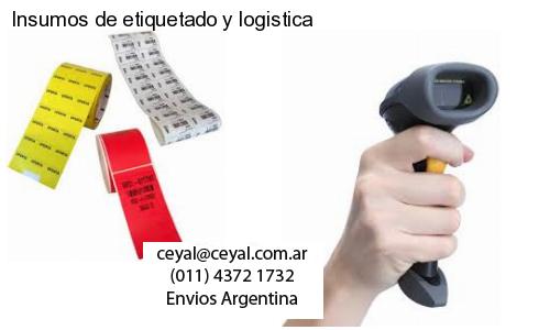 Insumos de etiquetado y logistica