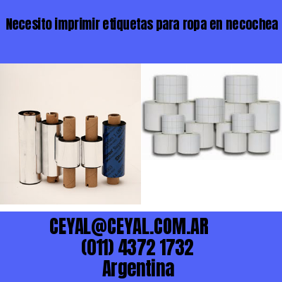 Necesito imprimir etiquetas para ropa en necochea