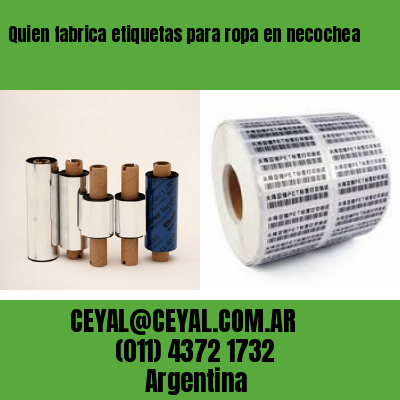 Quien fabrica etiquetas para ropa en necochea