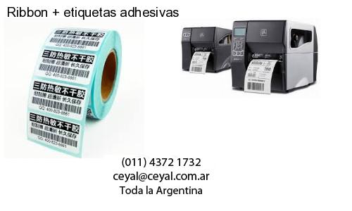 Ribbon etiquetas adhesivas