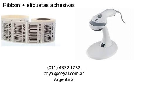 Ribbon etiquetas adhesivas