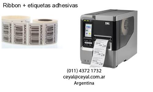 Ribbon etiquetas adhesivas