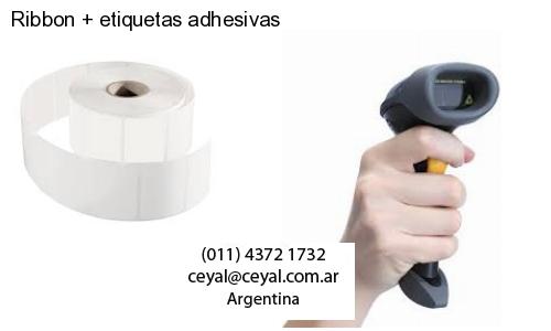 Ribbon etiquetas adhesivas
