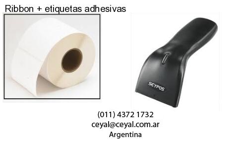 Ribbon etiquetas adhesivas