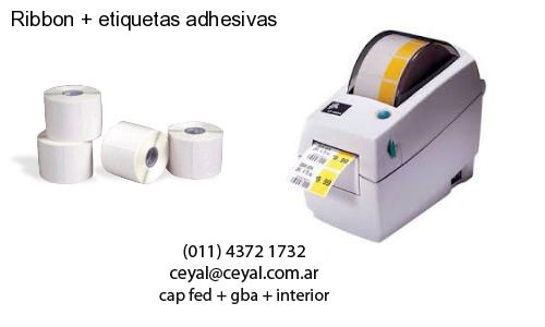 Ribbon etiquetas adhesivas
