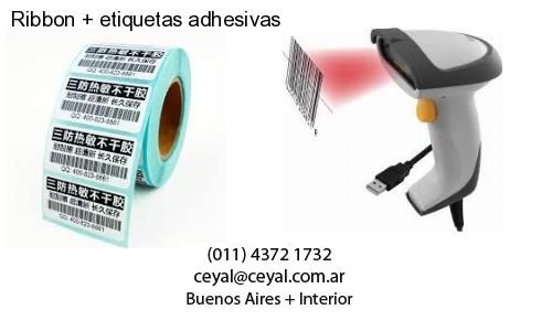 Ribbon etiquetas adhesivas