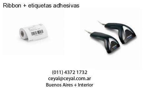 Ribbon etiquetas adhesivas