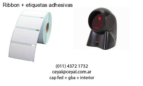 Ribbon etiquetas adhesivas