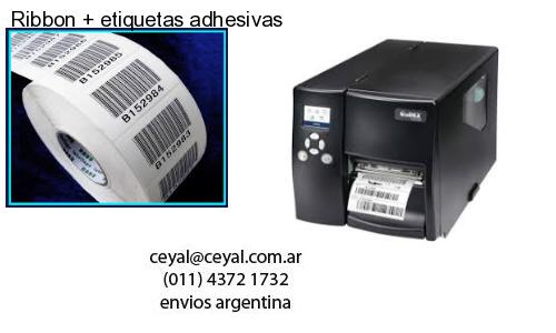 Ribbon etiquetas adhesivas