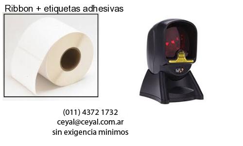 Ribbon etiquetas adhesivas