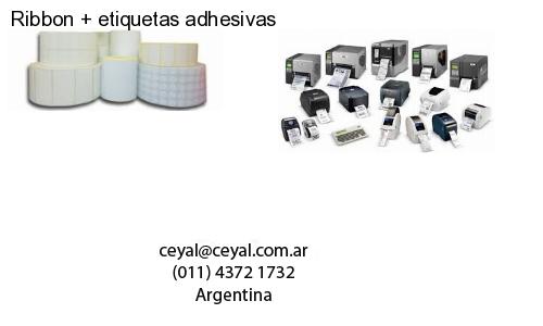 Ribbon etiquetas adhesivas
