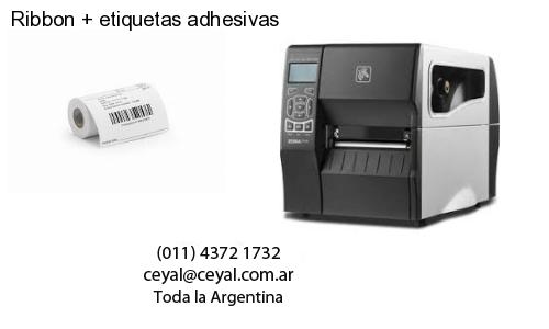 Ribbon etiquetas adhesivas