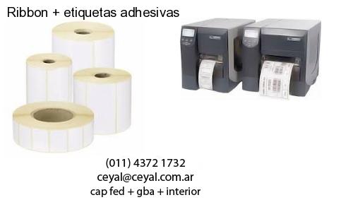 Ribbon etiquetas adhesivas