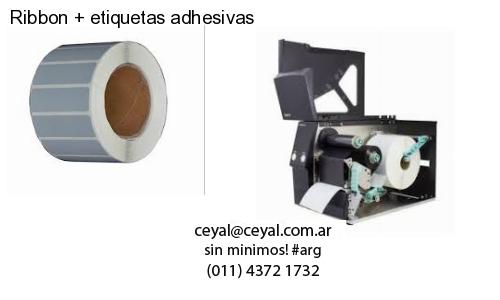 Ribbon etiquetas adhesivas