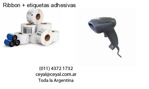 Ribbon etiquetas adhesivas
