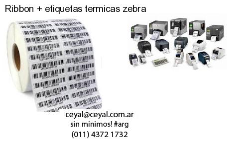 Ribbon etiquetas termicas zebra