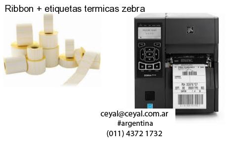 Ribbon etiquetas termicas zebra