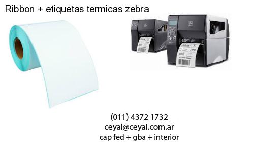 Ribbon etiquetas termicas zebra