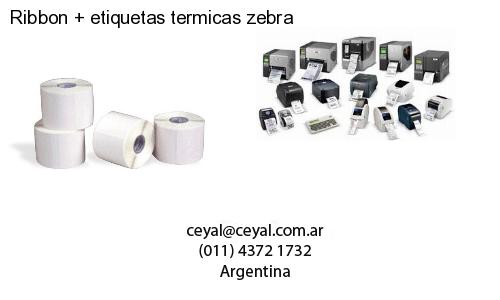 Ribbon etiquetas termicas zebra
