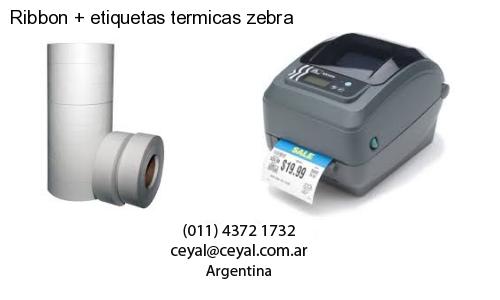 Ribbon etiquetas termicas zebra