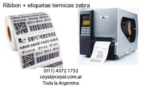 Ribbon   etiquetas termicas zebra