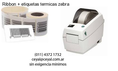 Ribbon etiquetas termicas zebra