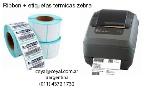 Ribbon etiquetas termicas zebra