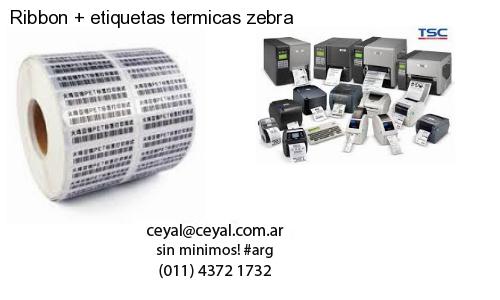 Ribbon etiquetas termicas zebra