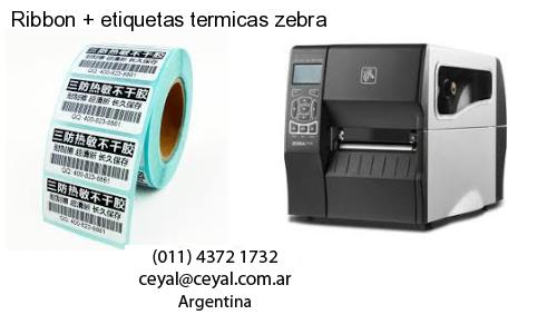 Ribbon   etiquetas termicas zebra