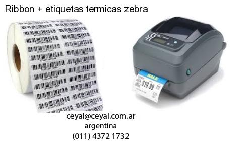 Ribbon etiquetas termicas zebra