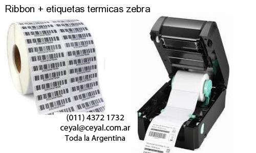 Ribbon etiquetas termicas zebra
