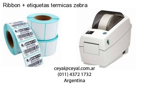 Ribbon etiquetas termicas zebra