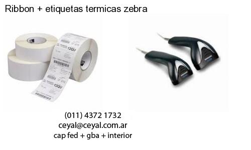 Ribbon   etiquetas termicas zebra