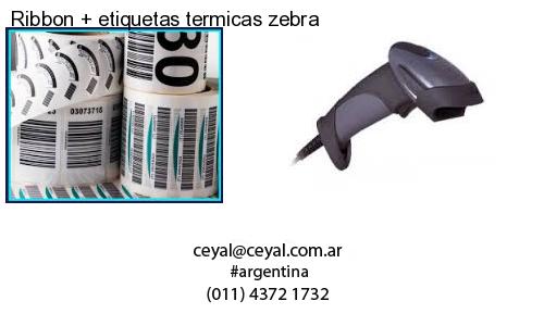 Ribbon   etiquetas termicas zebra