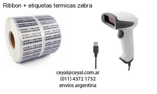 Ribbon etiquetas termicas zebra
