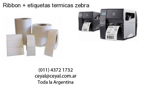 Ribbon etiquetas termicas zebra