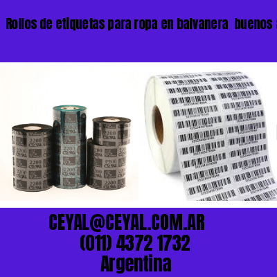 Rollos de etiquetas para ropa en balvanera  buenos aires