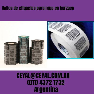 Rollos de etiquetas para ropa en burzaco