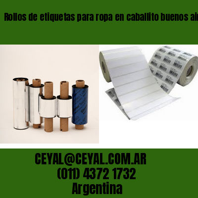 Rollos de etiquetas para ropa en caballito buenos aires