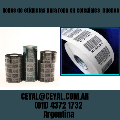 Rollos de etiquetas para ropa en colegiales  buenos aires