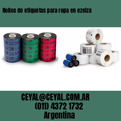 Rollos de etiquetas para ropa en ezeiza