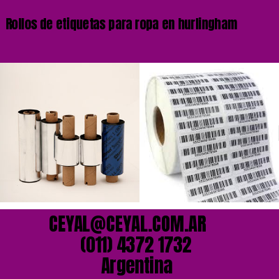 Rollos de etiquetas para ropa en hurlingham