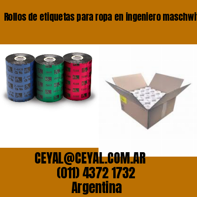Rollos de etiquetas para ropa en ingeniero maschwitz