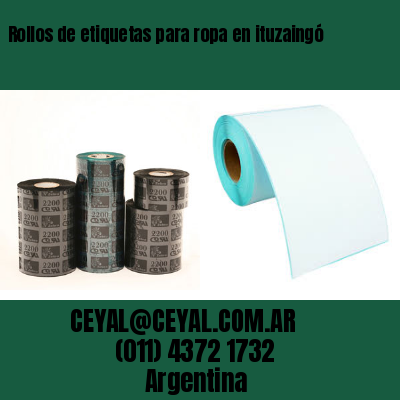 Rollos de etiquetas para ropa en ituzaingó