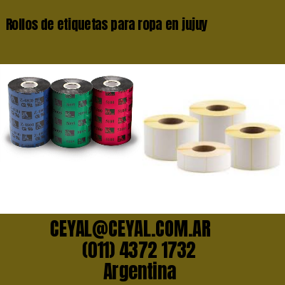 Rollos de etiquetas para ropa en jujuy