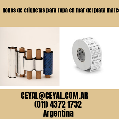 Rollos de etiquetas para ropa en mar del plata marcos paz