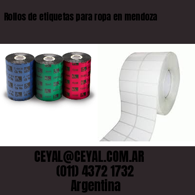 Rollos de etiquetas para ropa en mendoza