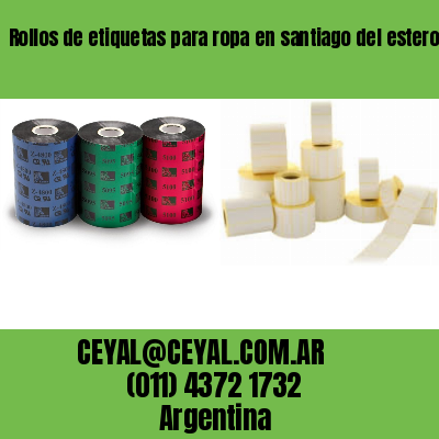 Rollos de etiquetas para ropa en santiago del estero