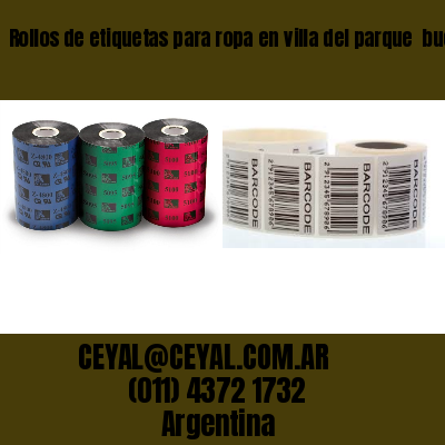 Rollos de etiquetas para ropa en villa del parque  buenos aires