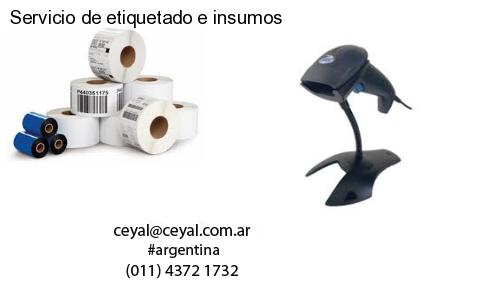 Servicio de etiquetado e insumos